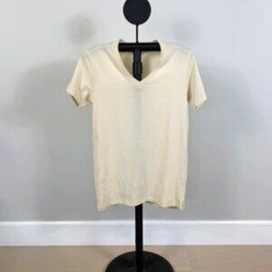 Alternative Apparel Women's Ivory V-Neck T-Shirt